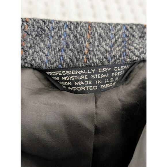 harris tweed 100% pure Scottish wool 50s vintage men's jacket - Picture 8 of 16